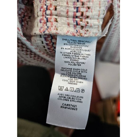 LOFT Striped Sleeveless Shift Dress 10P - Picture 4 of 7